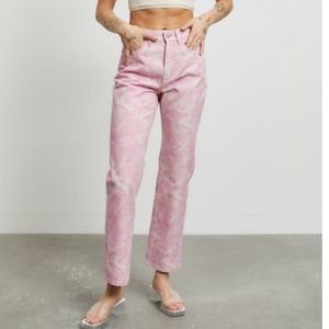 🌿NWT•UO•BDG•Cowboy Jeans•Pink Print•Size 29•